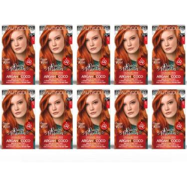 Imagem de Kit 10un Coloração Beautycolor Kit 76.44 Ruivo Absoluto