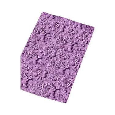 Imagem de Rolo De Textura Floral Vintage Para Fazer Joias De Argila Polimérica D