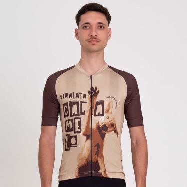 Imagem de Camisa Ciclismo Masculina Sport Marcio May Caramelo