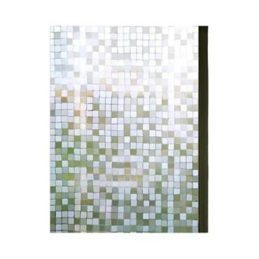 Imagem de Filme De Vidro Fosco 3D Decorativo Vinil Não Adesivo Para Banheiro E S