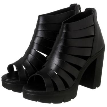 Imagem de Sandália Gladiadora  - Própria, Preto, 37