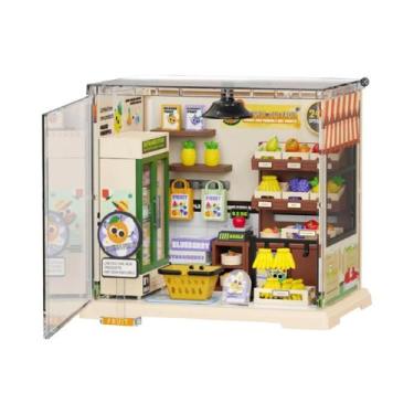 Imagem de Modelo Miniatura De Cafeteria Para Casa De Bonecas, Quarto, Cozinha, L