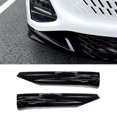 Imagem de Kit de carroceria de spoiler difusor de para-choque dianteiro para carro compatível com Starlight PHEV 2023-2024 Protetor de para-choque acessórios de acabamento de canto (preto fosco)