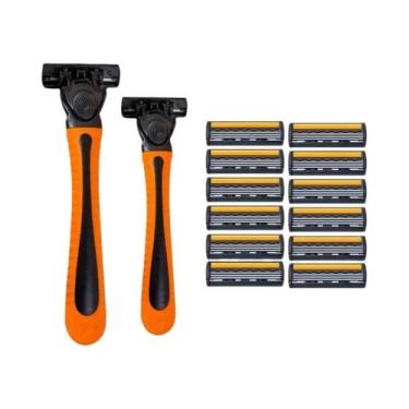 Imagem de Aparelho De Barbear De Segurança Premium De Aço Inoxidável De 3 Camada