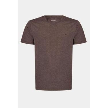 Imagem de Camiseta Aramis Manga Curta Algodão Básica Cafe-Masculino