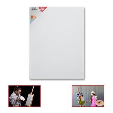 Imagem de Tela De Pintura Comum 30X40 100% Algodão Pronta Qualidade - Yins