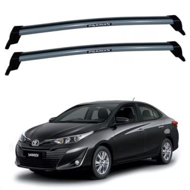 Imagem de Rack Eqmax New Wave Yaris Sedan 2019 2020 2021 2022 2023 2024 Cinza