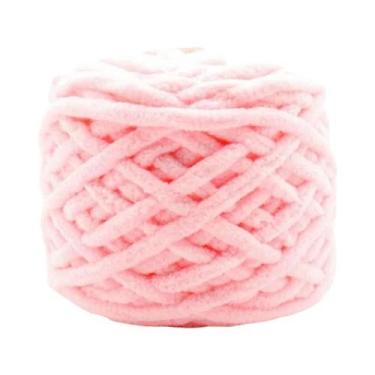 Imagem de Fio De Tricô Chenille Macio 4PCS 400g Algodão Linha De Gelo DIY Lã Par