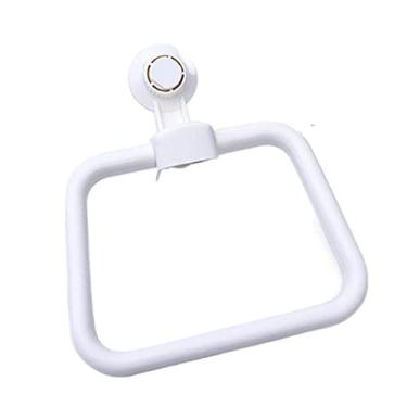 Imagem de HHHJQFAAT Suporte de toalha com ventosa montado na parede para casa de banho, janela, organizador de toalhas, armazenamento de cozinha, anéis de pano de lavagem