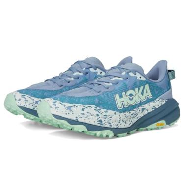 Imagem de HOKA Tênis feminino Speedgoat 6, Luar/nuvem de trovão, 10 Wide