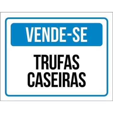 Imagem de Placa Vende-Se Trufas Caseiras 36X46