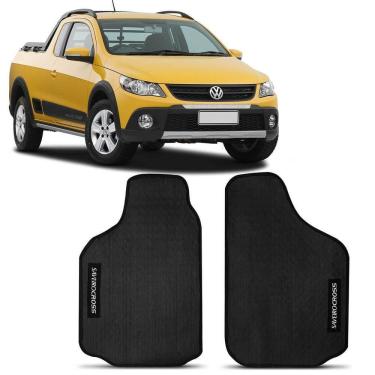 Imagem de Tapete Automotivo Saveiro 2004 À 2009 Borracha Pvc