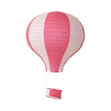 Imagem de Lanternas De Papel Em Forma De Balão De Ar Quente DIY De 12 Polegadas 