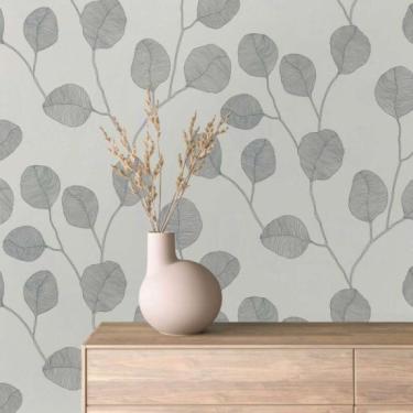 Imagem de Papel de Parede Up To Date Folhagem Bege 34810