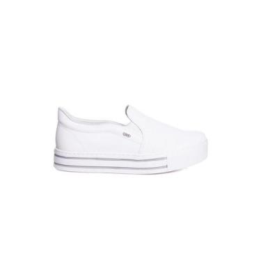 Imagem de Tênis Casual Feminino Via Marte Slip On Branco, 35