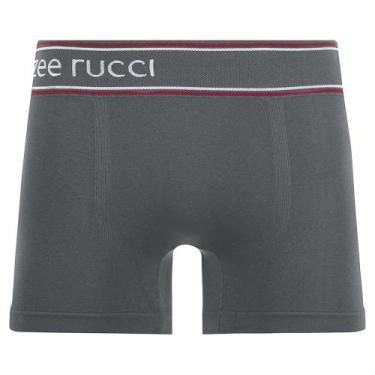 Imagem de Cueca Boxer Linear Sem Costura Cinza Zee Rucci, G