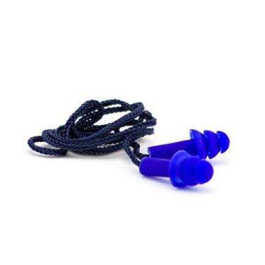 Imagem de Protetor Auricular Silicone Maxxi Royal Azul Com Cordão