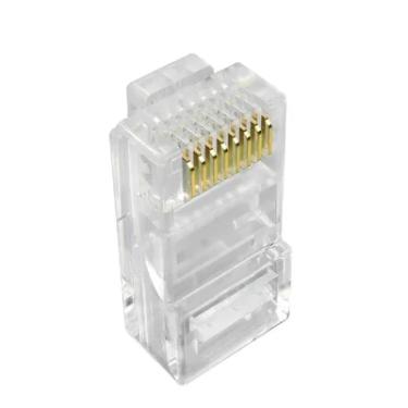Imagem de Conector Rj45 Cat 5e Macho Com 10 Peças