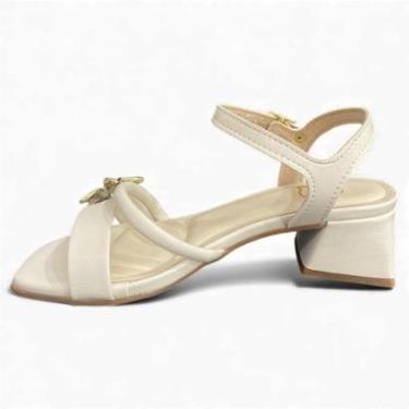 Imagem de Sandália Molekinha Infantil com Tira e Aplique de Flor Confortável-Feminino