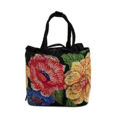 Imagem de Lancheira Farm Ziriguidum Max Floral Paraiso 78331410 Preto-Feminino