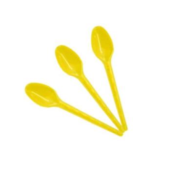 Imagem de Colher cropac sobremesa (amarela) 20x50 unid, Amarelo