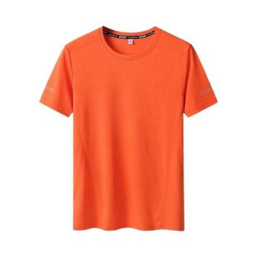 Imagem de Camiseta Masculina plus Size 9XL De Secagem Rápida Com Gola Redonda E 