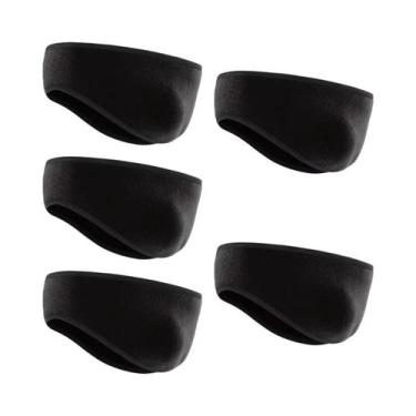 Imagem de Faixa De Cabeça Térmica E Corta-Vento De Lã Com Protetor De Orelha Par