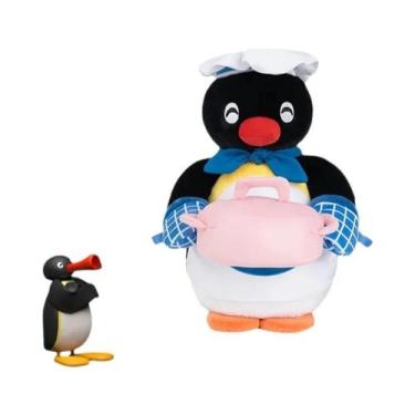 Imagem de Bonecos De Pelúcia Clássicos Da Família Pinguim, Brinquedos Macios E F