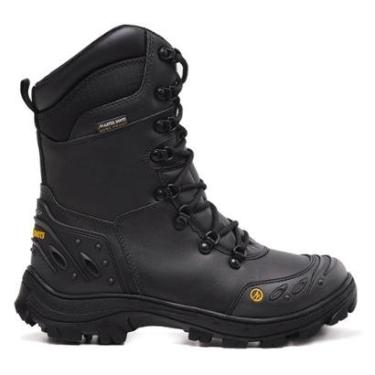 Imagem de Bota Masculina Motociclista Coturno Motocross Cano Alto Couro Legitimo-Masculino