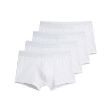 Imagem de Kit com 4 Cuecas Sunga Lupo 480-003, Branco, M