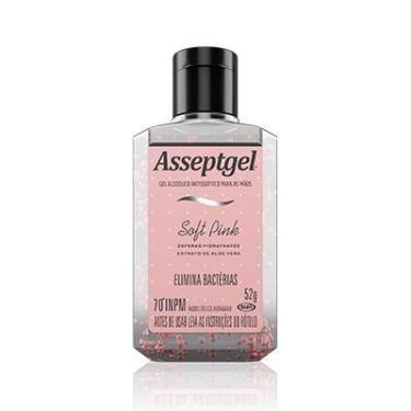 Imagem de Alcool gel higienizador asseptgel soft pink 52g
