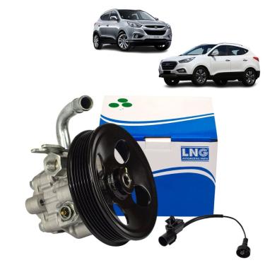 Imagem de Bomba De Oleo Hd Nova Hyundai Ix35 2010... Em Diante- Com Sensor Ld - Com Polia 6 Pk - Cano P Frente