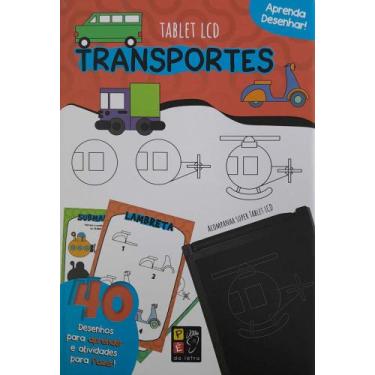 Imagem de Aprenda desenhar! transportes acompanha tablet lcd - Editora pé da let