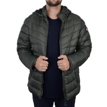 Imagem de Jaqueta Masculina Red Nose Nylon Peluciada Verde Escuro - 9560050-Masculino