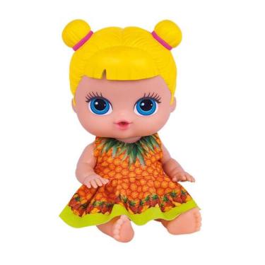 Imagem de Boneca Coleção Frutinhas com cheiro Abacaxi Brinquedos Infantil Cotipl