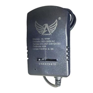 Imagem de Fonte Universal 3/4.5/6/7.5/9/12V Plug 3,5A 12v Lehmox ley-668 - ALTOM