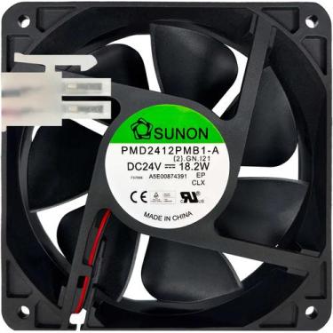 Imagem de Cooler PMD2412PMB1-A 24V 18.2W 2P 120X38 D3 Garantia 2 Anos - Sunon