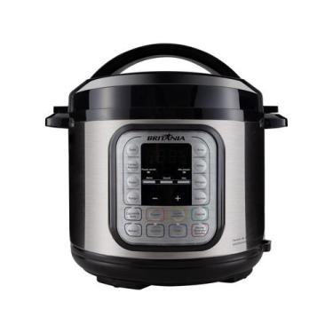 Imagem de Panela de Pressão Elétrica Digital Britânia - BPP02PI 9000W 5L Timer, 