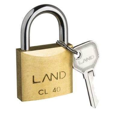 Imagem de Cadeado 40mm Latão com Segredo Unificado Land