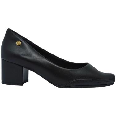 Imagem de Sapato Feminino Casual Clássico Dia a Dia Passeio Trabalho Salto Médio Calce Fácil Bico Fino Conforto Ramarim 2662101