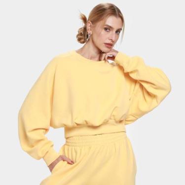 Imagem de Moletom Adidas All Szn Sl Sw Feminino, Laranja, M