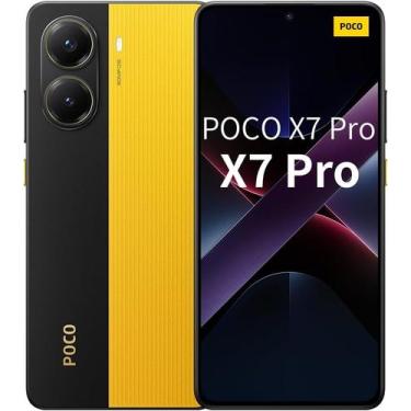 Imagem de Xiaomi Poco X7 Pro 5G 12GB RAM 512GB Amarelo Câmera 50MP 4K Tela 6.67"
