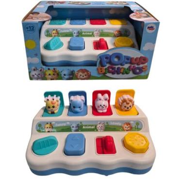 Imagem de Brinquedo Pop Up Bichinhos Educativo Bebê Pakitoys