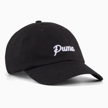 Imagem de Boné Puma Essentials Script Dad Hat Adulto Aba Curva Preto-Unissex