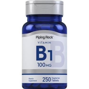 Imagem de Suplemento Piping Rock Vitamina B1 100mg 250 comprimidos-Unissex