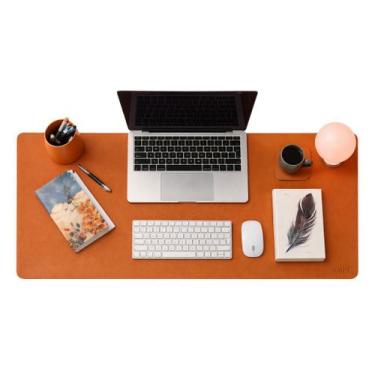 Imagem de Kit Mousepad Deskpad Grande 90x40cm Premium em material ecológico + Po