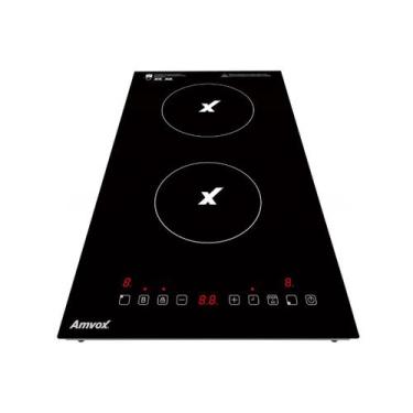 Imagem de Cooktop Indução 2 Bocas 220V Act 204 Preto 1500W Amvox, 220V