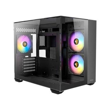 Imagem de Gabinete Gamer Antec Cx600m, ARGB, Mid Tower, Lateral De Vidro, Preto 