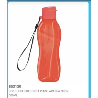 Imagem de Eco tupper redonda plus laranja neon 500 ml - TUPPERWARE