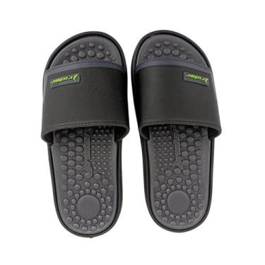 Imagem de Chinelo Infantil Menino Grendene 11784 Rider Pump Slide, Preto, Verde,